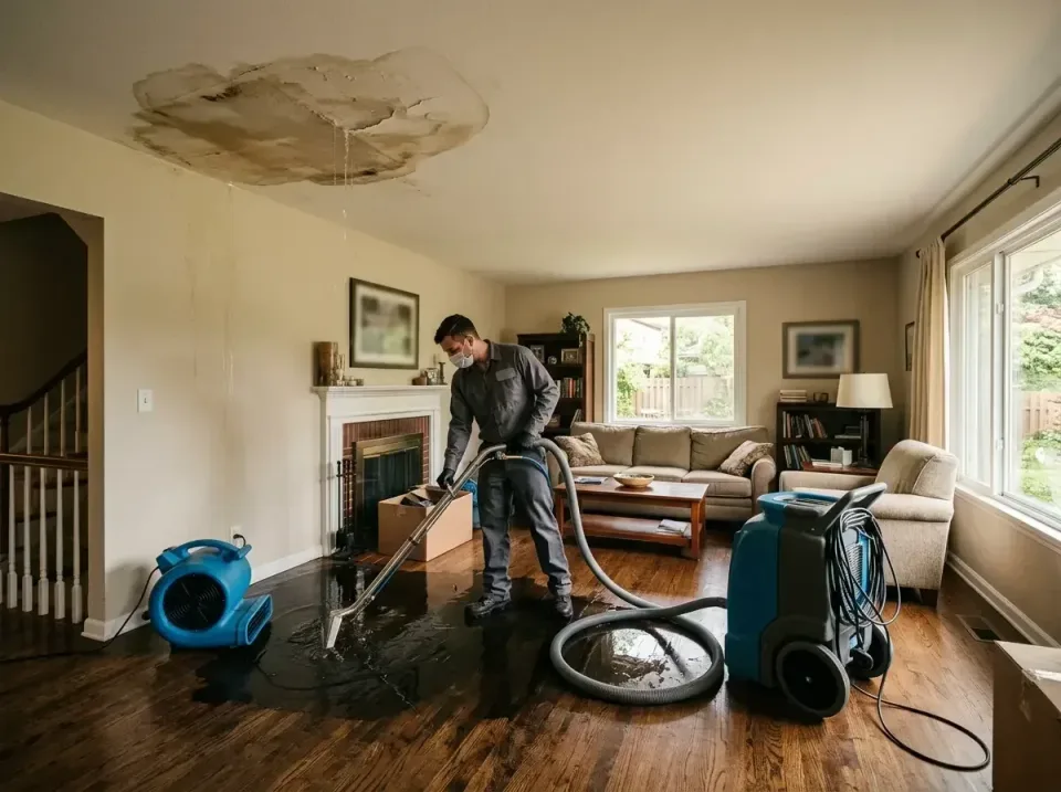 attic-pipe-burst-ceiling-drip-008 — frequently asked questions, Water Damage Restoration & Carpet Care in Indian River Shore…